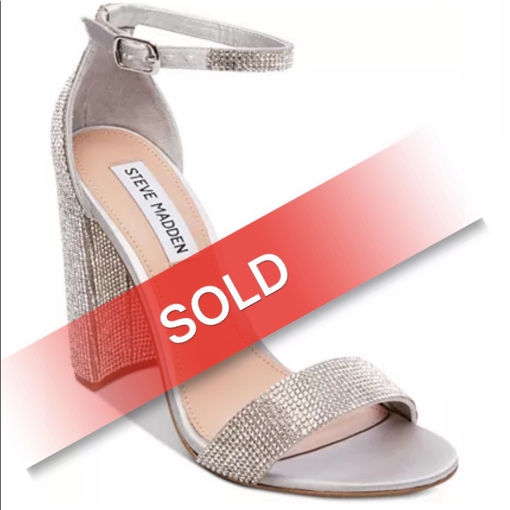 Steve Madden CARRSON Crystal Rhinestone Bnib!
